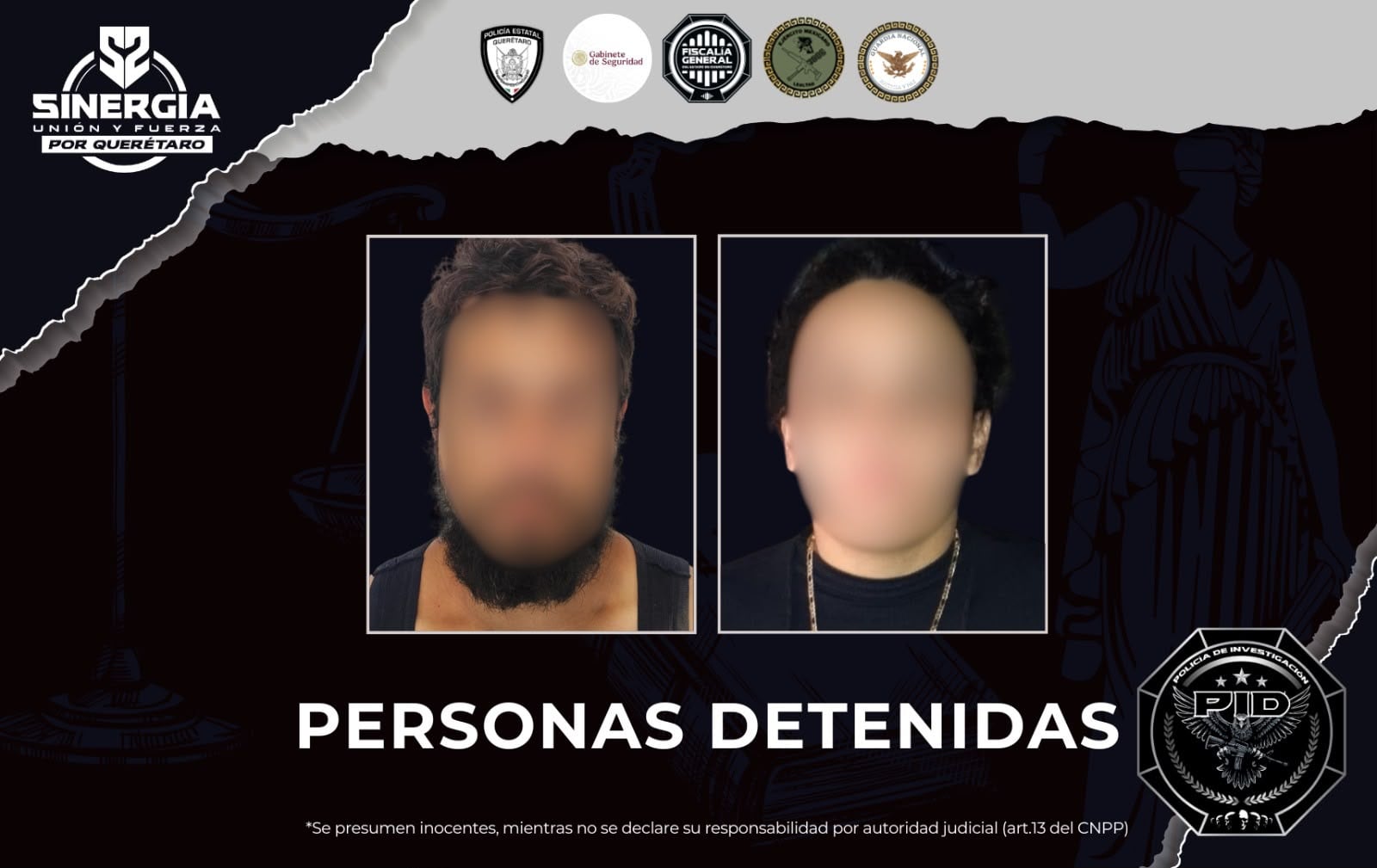 ¿Qué se encontró? Cinco cateos en San Juan del Río terminan con dos detenidos y cuatro inmuebles asegurados