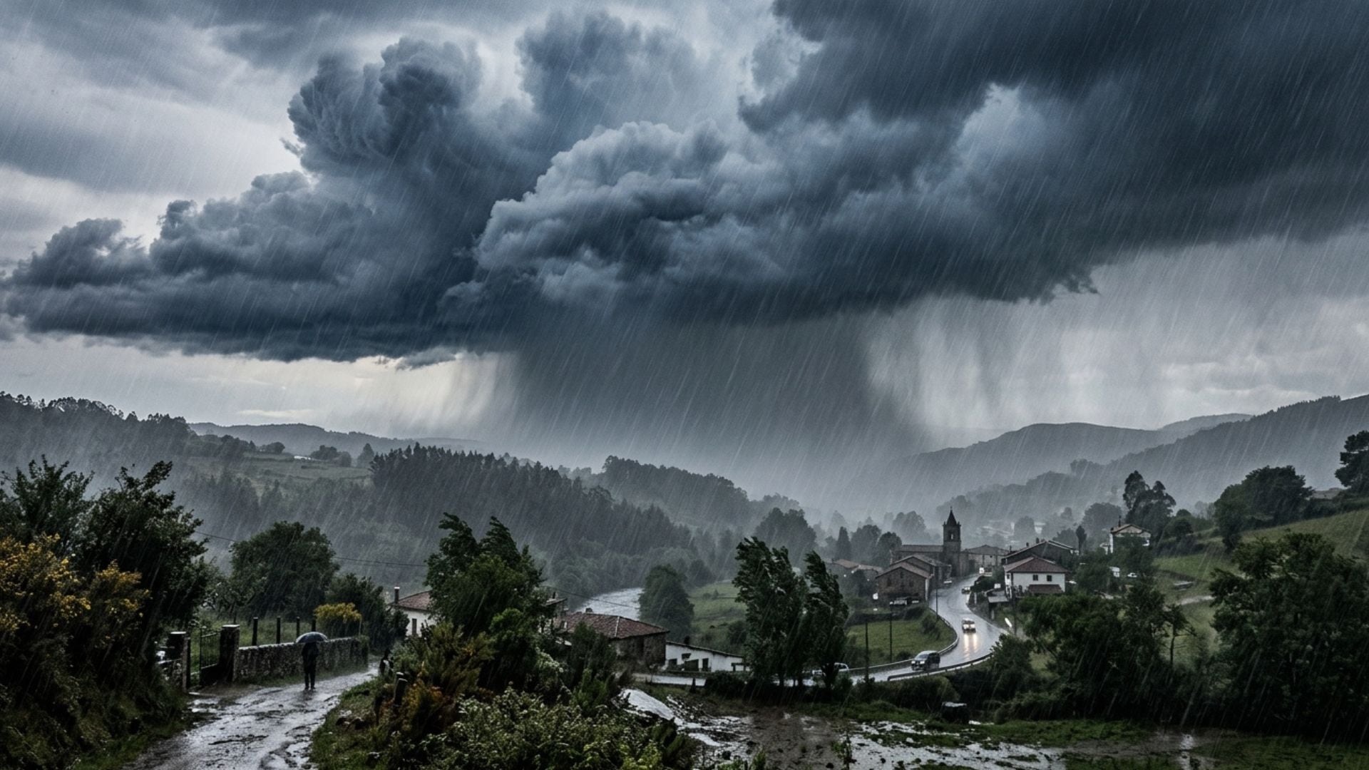 Histórica tormenta viste de blanco el centro del país
